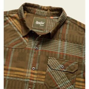 Howler Brother's Hawker’s Flannel Conor Plaid Forage 2XL XXL $89 NEW NWT Gaucho